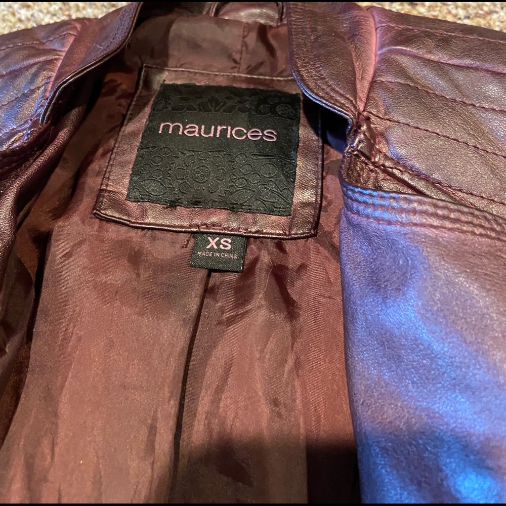 Maurices faux leather jacket. Never worn.